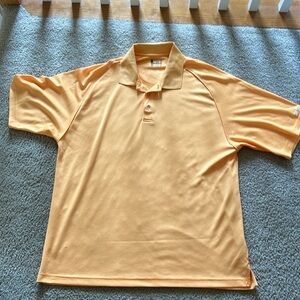 Slazenger Men’s XL Golf Polo Shirt Orange Performance Athletic Short Sleeve